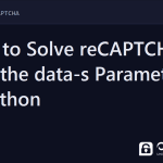 recaptcha data-s parameter - How to Solve reCAPTCHA with the data-s Parameter in Python